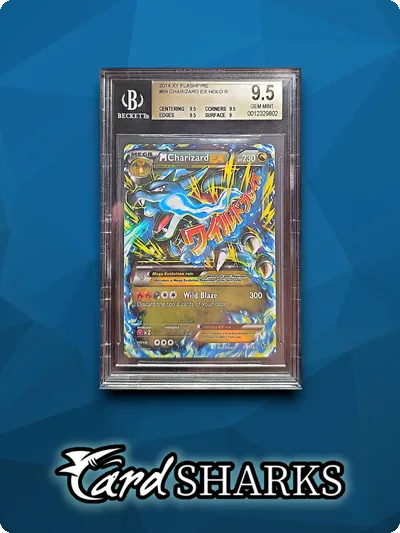 2014 Pokemon XY Flashfire MCharizard EX Holo Englisch BGS 9,5